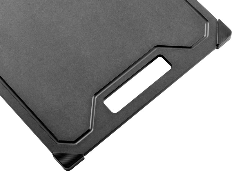 ZWILLING 42 x 30 cm Fibrewood Chopping Board with Juice Groove, Non-Slip, Dishwasher Safe, Black - Image 3